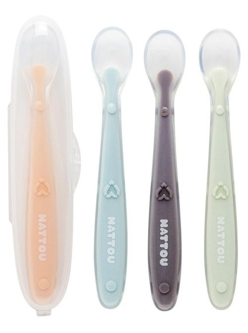 Set 4 cuillères en silicone - Kiabi