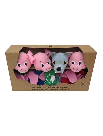 Set 4 Marionnettes Trois Petits Cochons