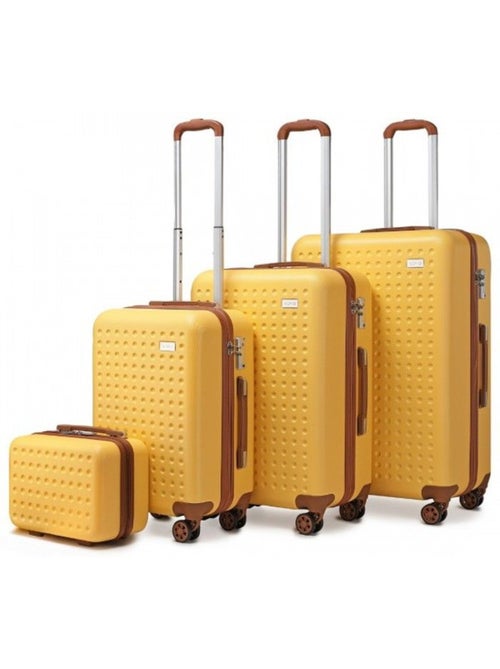 Set 4 valises - 13/20/24/28 cm abs 99 l tsa - kono - Kiabi Set 4 valises - 13/20/24/28 cm abs 99 l tsa - kono - Kiabi