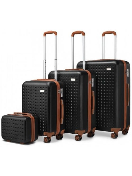 Set 4 valises - 13/20/24/28 cm abs 99 l tsa - kono - Kiabi Set 4 valises - 13/20/24/28 cm abs 99 l tsa - kono - Kiabi