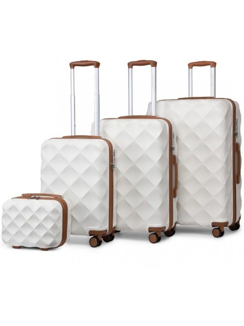 Set 4 valises - 30/53/61/73 cm rigide 91 l - british traveller - Kiabi Set 4 valises - 30/53/61/73 cm rigide 91 l - british traveller - Kiabi