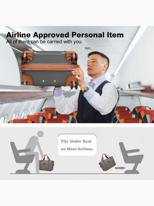 Set 4 valises - 51.5x38x21 cm abs + pc 38 l - kono - Kiabi Set 4 valises - 51.5x38x21 cm abs + pc 38 l - kono - Kiabi