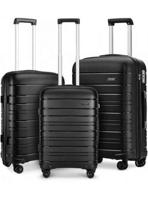 Set 5 valises - 55/65/76 cm abs 100 l tsa - kono - Kiabi