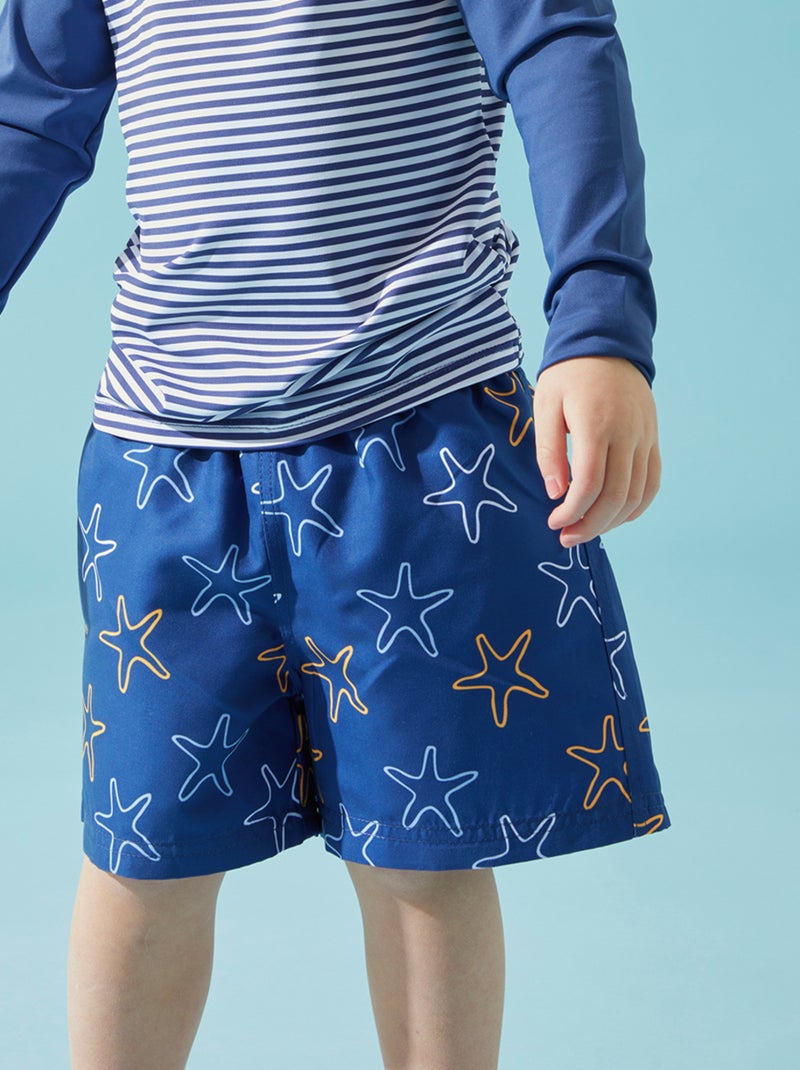 Set  à imprimé étoile de mer Archimède Bleu - Kiabi