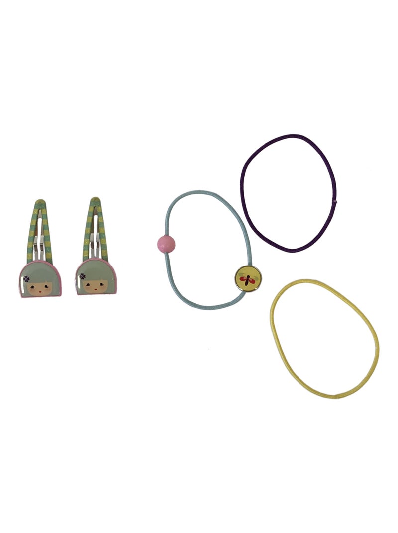 Set accessoires cheveux Kimmijunior Willow Multicolore - Kiabi