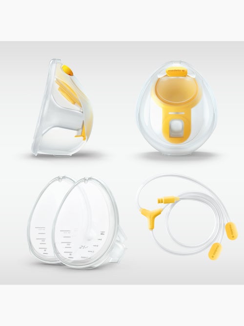 Set Accessoires Hands-free Medela - 2 collecteurs, 2 membranes, 1 tubulure et 2 téterelles - - Kiabi