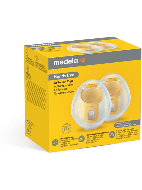 Set Accessoires Hands-free Medela - 2 collecteurs, 2 membranes, 1 tubulure et 2 téterelles - - Kiabi