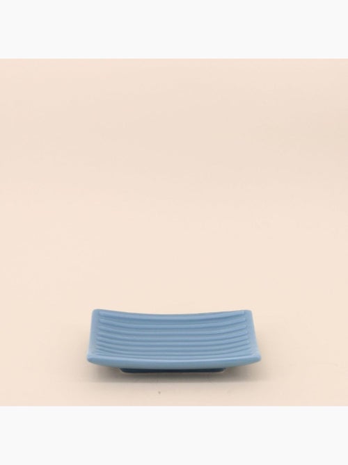 Set accessoires salle de bain en résine bleue - Kiabi