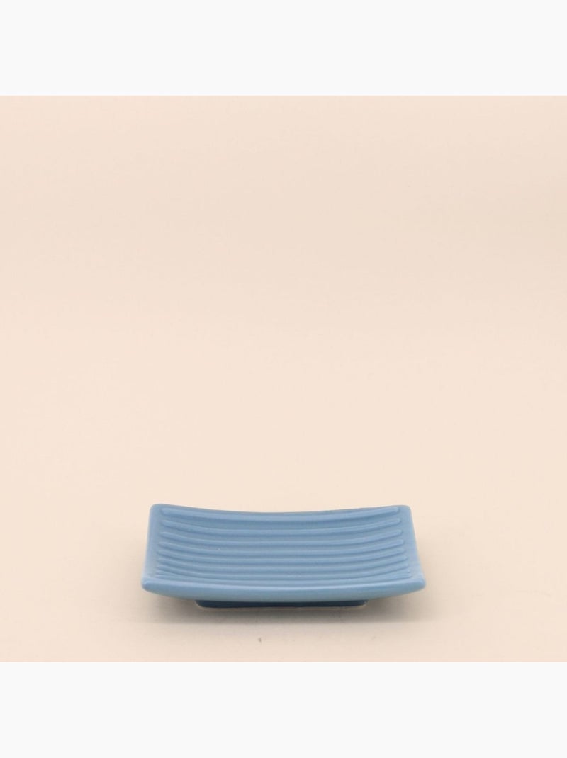 Set accessoires salle de bain en résine bleue Bleu - Kiabi