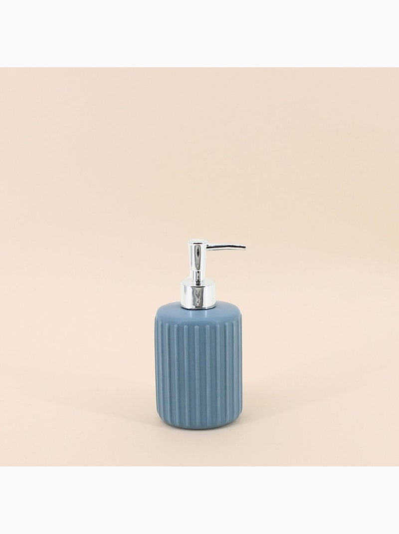 Set accessoires salle de bain en résine bleue Bleu - Kiabi