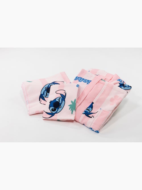 Set Bain Enfant Stitch Disney 5-6 Ans – Peignoir Capuche + Serviette 50x100 cm + Gant Toilette | Alo - Kiabi