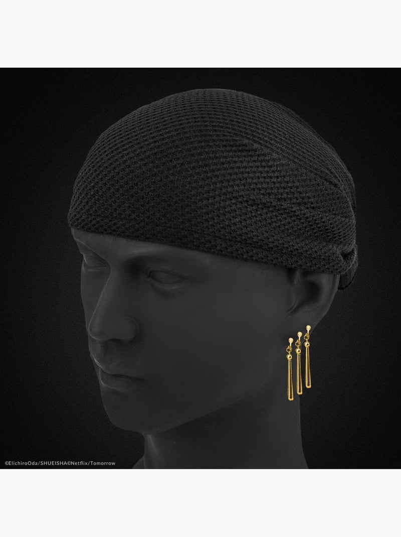 Set Bandana et Boucles d'Oreilles Zoro - One Piece Noir - Kiabi