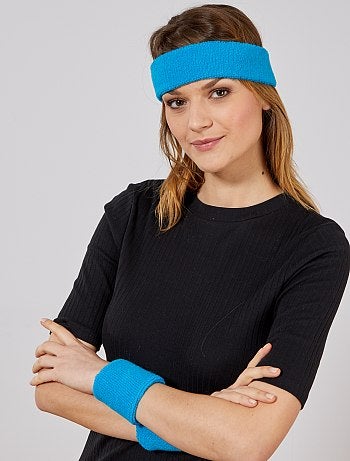 Set bandeau et poignets en éponge