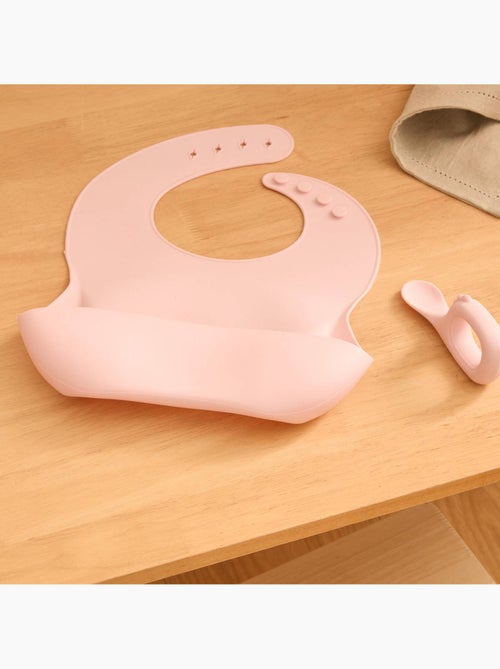 Set bavoir et cuillère YUM - Kiabi Set bavoir et cuillère YUM - Kiabi