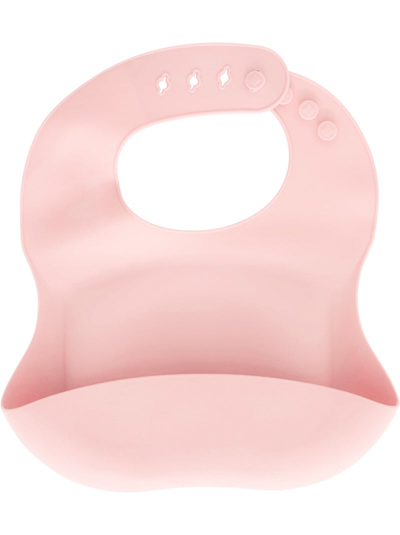Set bavoir et cuillère YUM Rose - Kiabi
