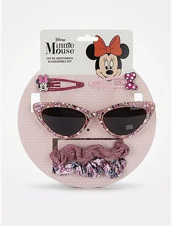 Set beauté accessoires cheveux et lunettes de soleil Minnie Mouse Disney