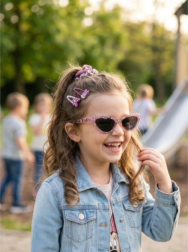 Set beauté accessoires cheveux et lunettes de soleil Minnie Mouse Disney Rose - Kiabi