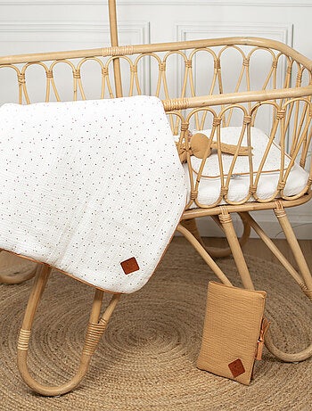Set berceau, couverture et coussin en gaze de coton, Jeanne SEVIRA KIDS