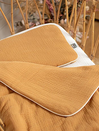 Set berceau, couverture et coussin en gaze de coton, Jeanne SEVIRA KIDS