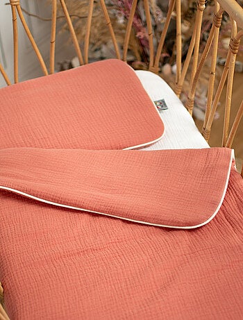 Set berceau, couverture et coussin en gaze de coton, Jeanne SEVIRA KIDS