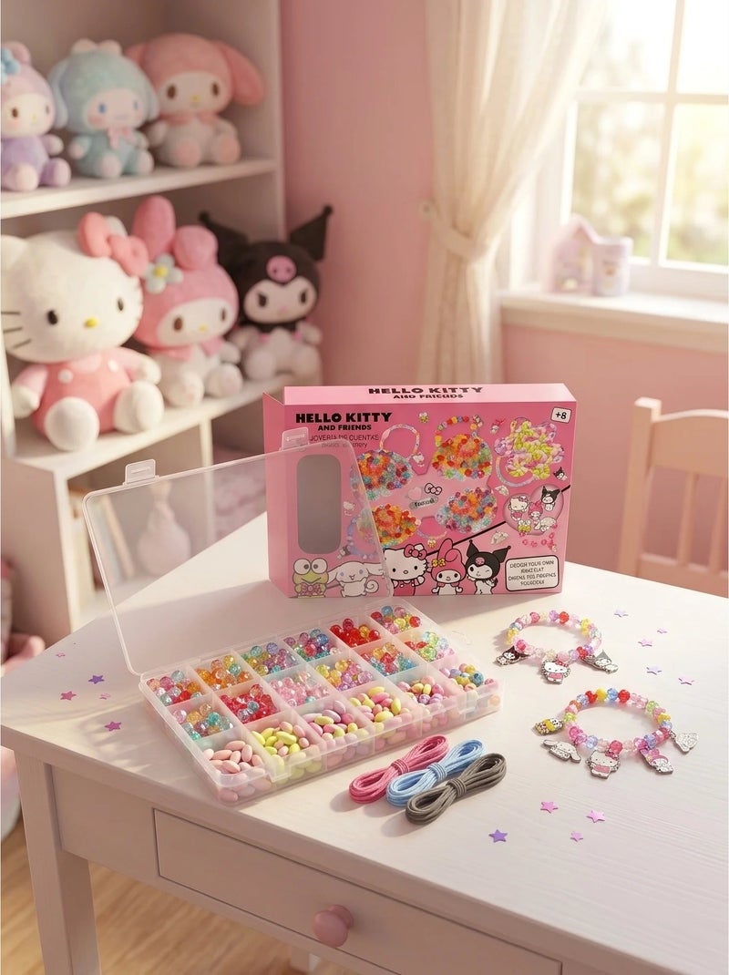 Set bijoux & Perles Hello Kitty and Friends – Plus de 1000 pièces N/A - Kiabi