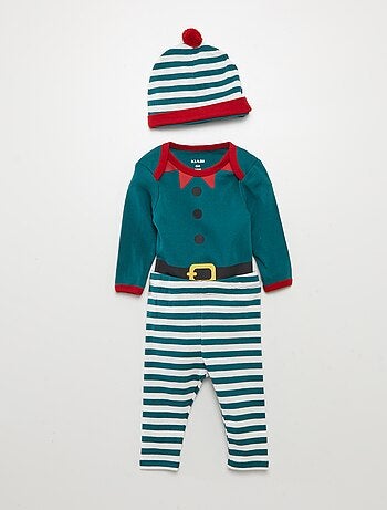 Set body + legging + bonnet de Noël - 3 pièces