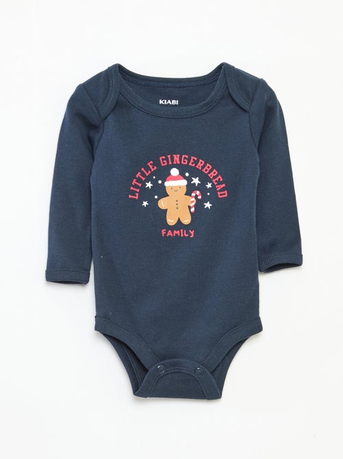 Set body + legging + bonnet Noël en coton - Kiabi
