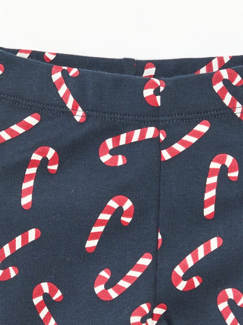 Set body + legging + bonnet Noël en coton - Kiabi