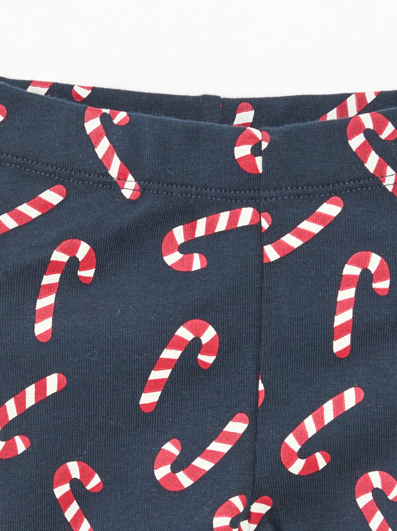 Set body + legging + bonnet Noël en coton Rouge - Kiabi