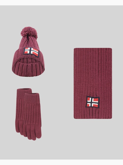 Set bonnet, écharpe et gants wamilla xamilla zamilla – geographical norway - Kiabi Set bonnet, écharpe et gants wamilla xamilla zamilla – geographical norway - Kiabi