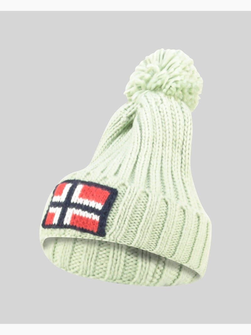 Set bonnet, écharpe et gants wamilla xamilla zamilla – geographical norway Vert pastel - Kiabi