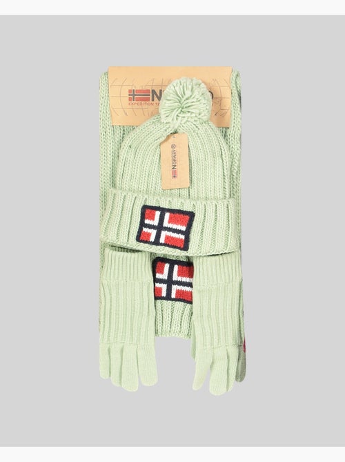 Set bonnet, écharpe et gants wamilla xamilla zamilla – geographical norway - Kiabi Set bonnet, écharpe et gants wamilla xamilla zamilla – geographical norway - Kiabi