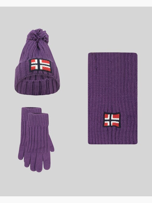 Set bonnet, écharpe et gants wamilla xamilla zamilla – geographical norway - Kiabi Set bonnet, écharpe et gants wamilla xamilla zamilla – geographical norway - Kiabi