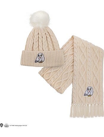 Set Bonnet et Écharpe Hedwige - Harry Potter