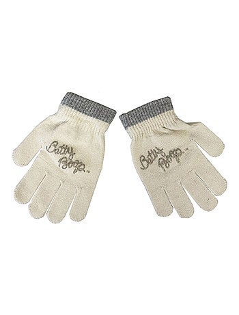 Set bonnet et gants enfant Betty Boop