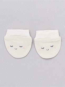 Set bonnet et moufles 'Petit Béguin' - Kiabi