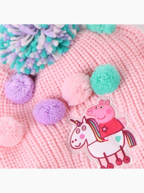 Set bonnet gants et écharpe Peppa Pig Fille et garçon - Kiabi