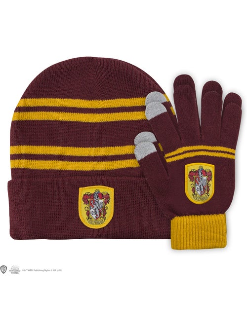 Set Bonnet & Gants Tactiles Gryffondor Enfants - Harry Potter - Kiabi