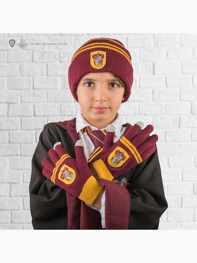 Set Bonnet & Gants Tactiles Gryffondor Enfants - Harry Potter Rouge - Kiabi