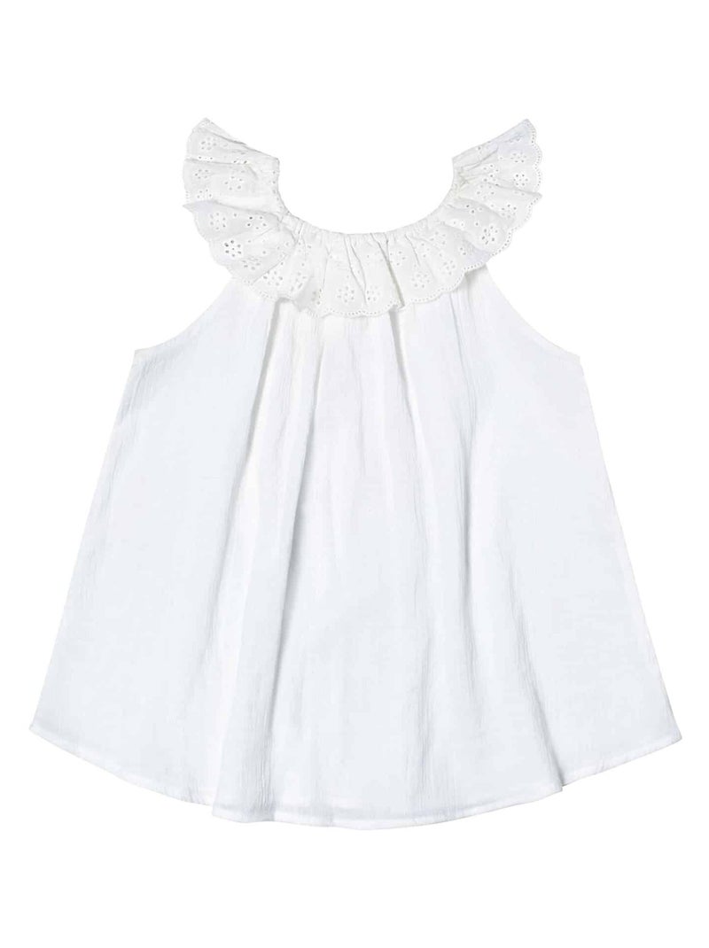 Set cadeau   Blouse blanche & jupe liberty rouge - La Faute à Voltaire Rose foncé - Kiabi