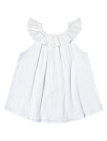 Set cadeau Blouse blanche & jupe rose à pois blancs - La Faute à Voltaire