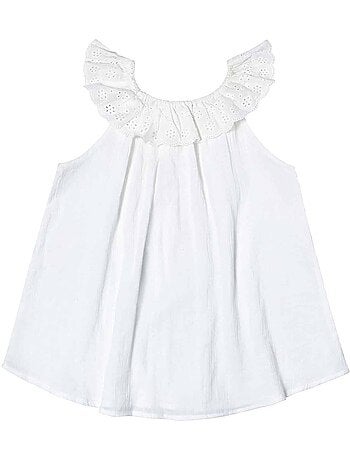 Set cadeau Blouse blanche & jupe tie and dye bleu - La Faute à Voltaire