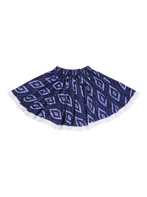 Set cadeau   Blouse blanche & jupe tie and dye bleu - La Faute à Voltaire - Kiabi