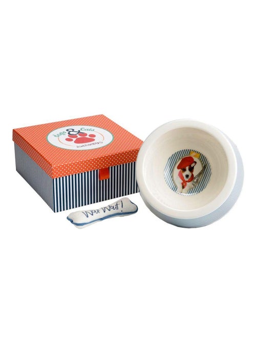 Set cadeau pour chien Gamelle et jouet - Kiabi