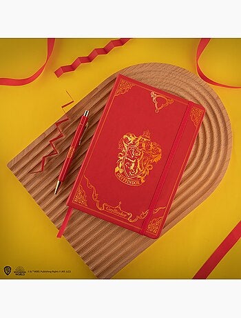 Set Carnet et Stylo Deluxe Gryffondor - Harry Potter