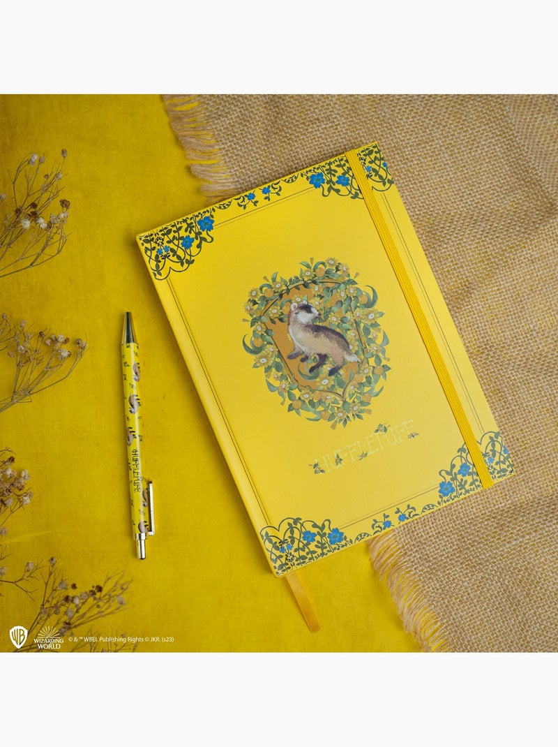 Set Carnet et Stylo Deluxe Monde Magique de Poufsouffle - Harry Potter Jaune - Kiabi