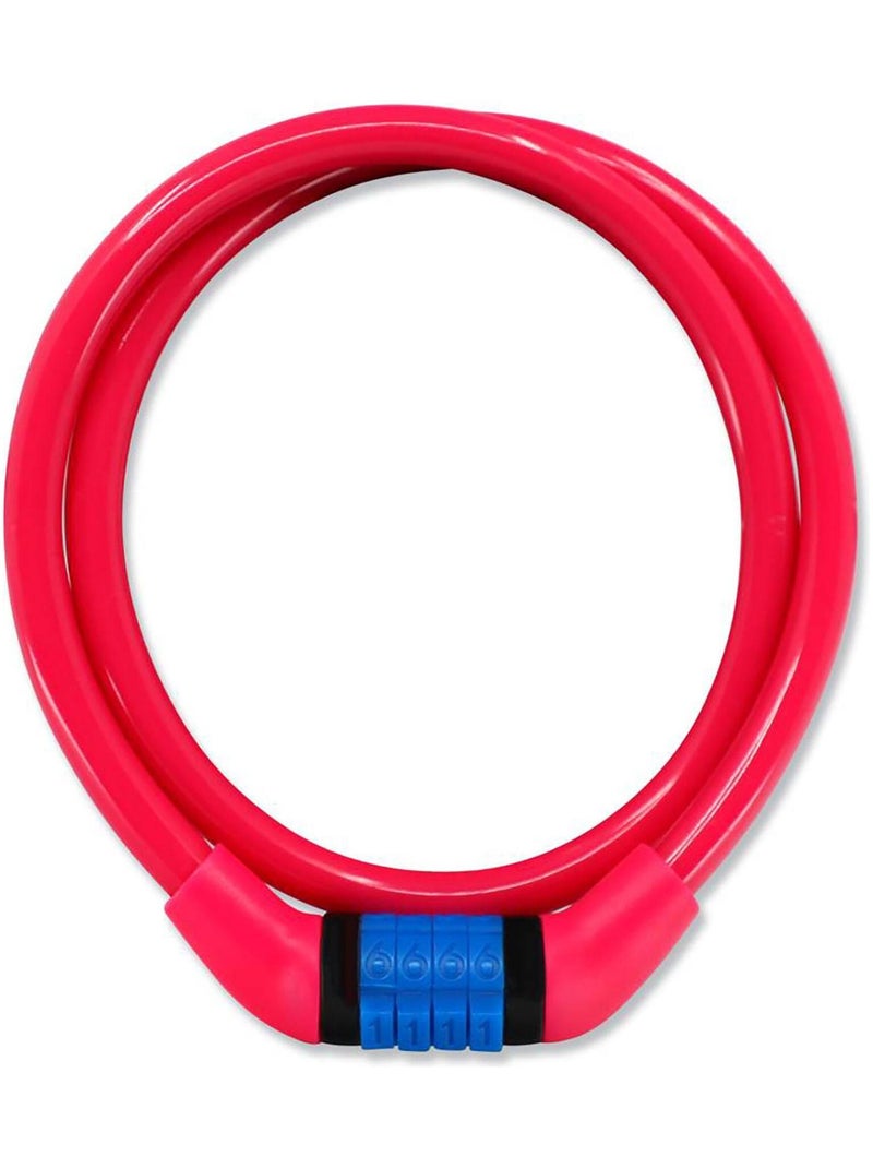 Set casque de vélo pour enfants, antivol et sonnette | Leopard Violet Violet - Kiabi