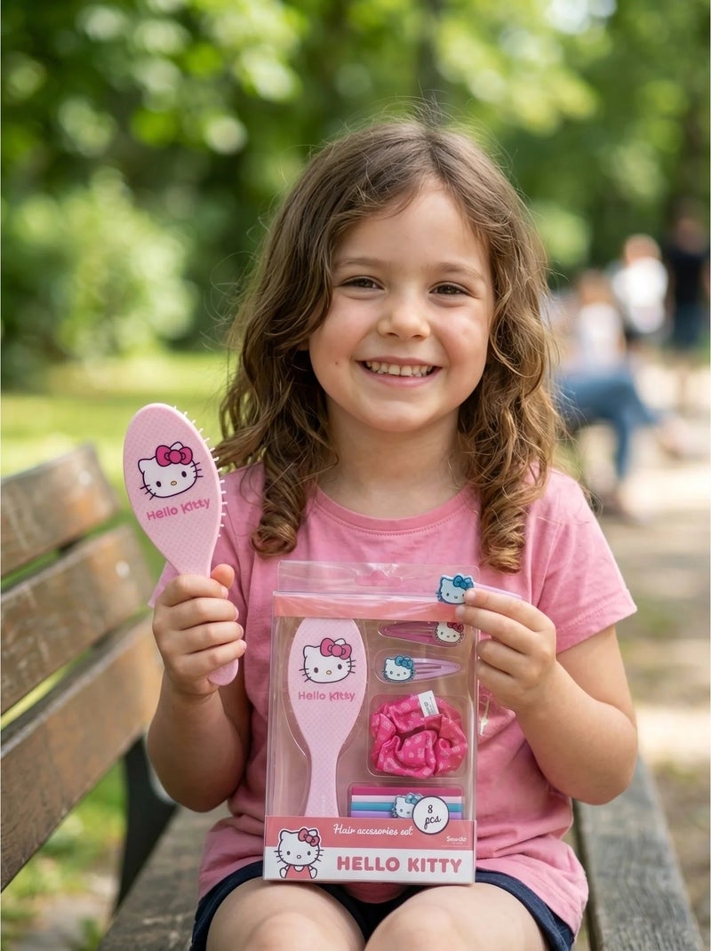 Set cheveux 6 pièces hello kitty sanrio Rose - Kiabi