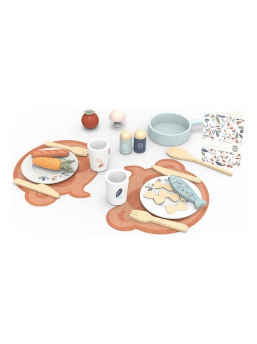 Set complet dinette - 19 pcs en Bois FSC® - Kiabi