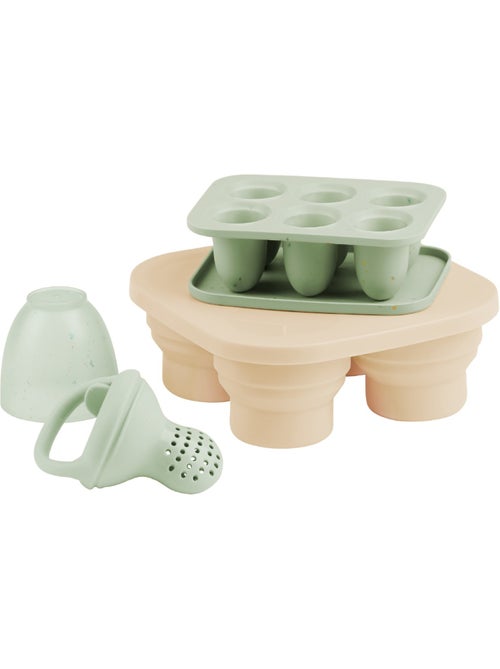 Set contenants silicone & grignoteuse 'Babymoov' - Kiabi